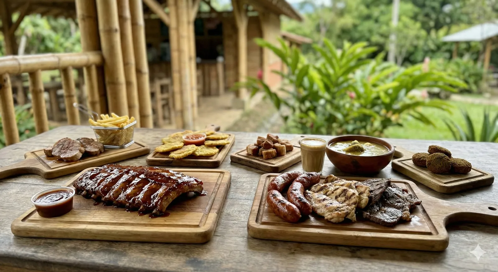 El Atajo – BBQ ribs, fried tilapia, pork and grilled meats