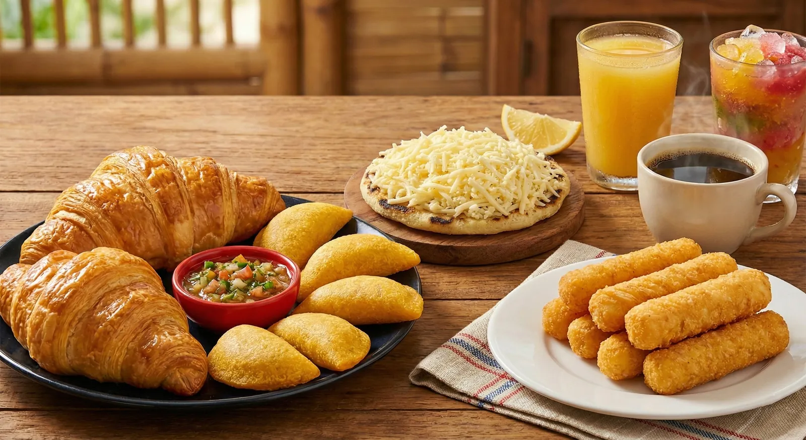 Mercado PANACA – Croissants, empanadas, arepas, coffee and juices