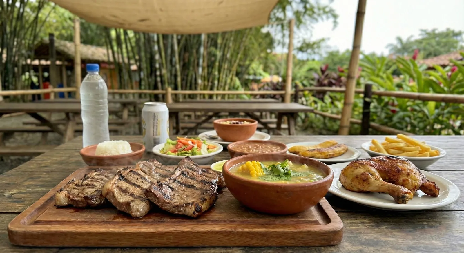 Rosario – Meat platter, sancocho and traditional Colombian food