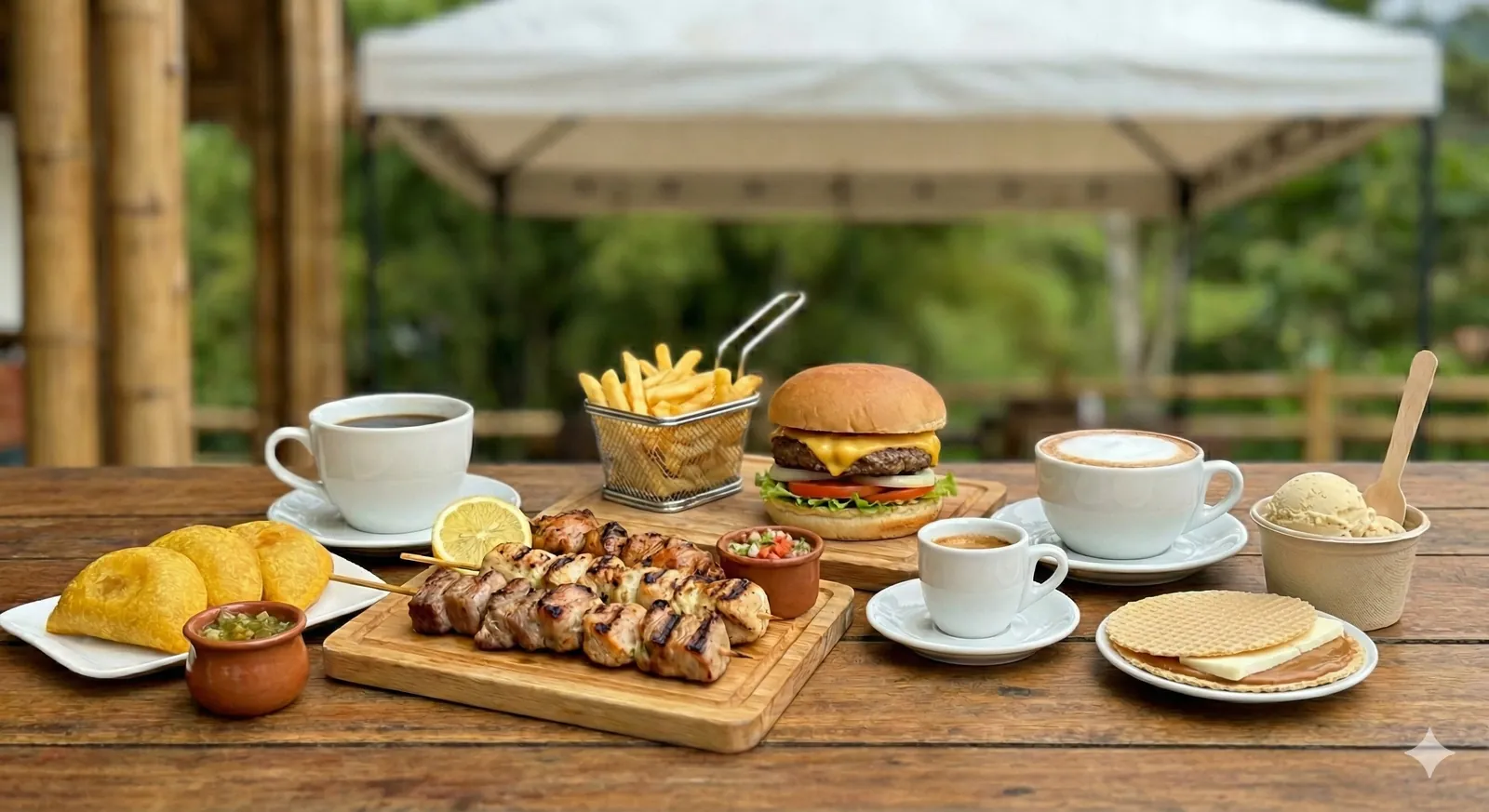 Sabor Tropical – Empanadas, skewers, burgers, coffee, ice cream