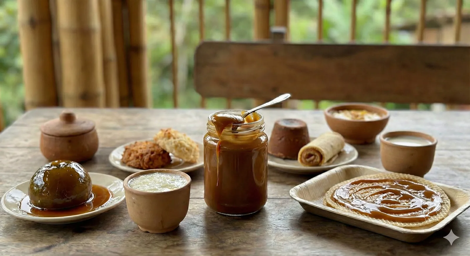 El Trapiche – Arequipe caramel, obleas wafers, mazamorra and country drinks